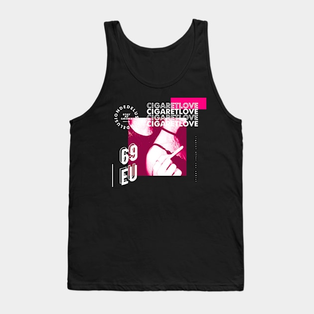 cigaret love addict Tank Top by ALLOFUS